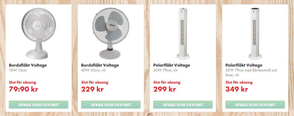 Stockholm, fläkt, ventilator, online, köp, Ventilator Hitzewelle, Schweden,