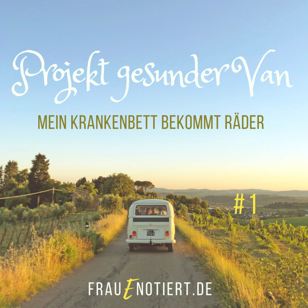 Vanlife, chronisch krank, Baubiologie, MCS, Multiple Chemikaliensensitivität, Sick Buliding Syndrome, Frau E. notiert, Blog